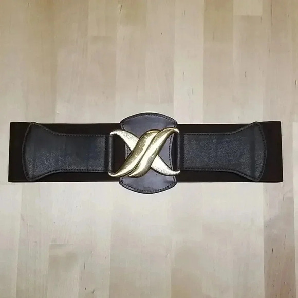 {Another Line, Inc.} Brown Gold Clasp Belt - Picture 1 of 12